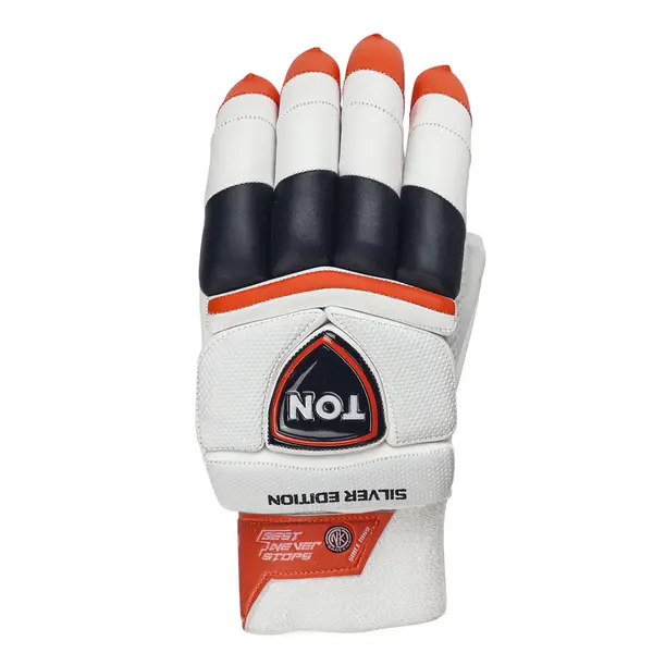 SS Ton Silver Edition Cricket Batting Gloves (New) Men-RH